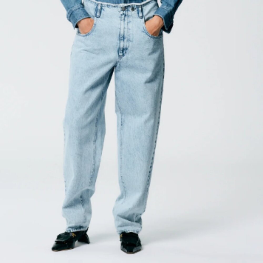 Tibi Acid Iceberg Denim Newman Jean - 27